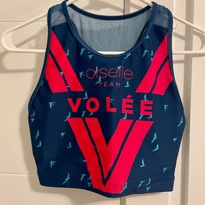 Oiselle Volée racing crop top